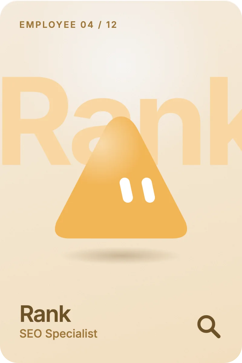 Rank, your AI SEO Specialist
