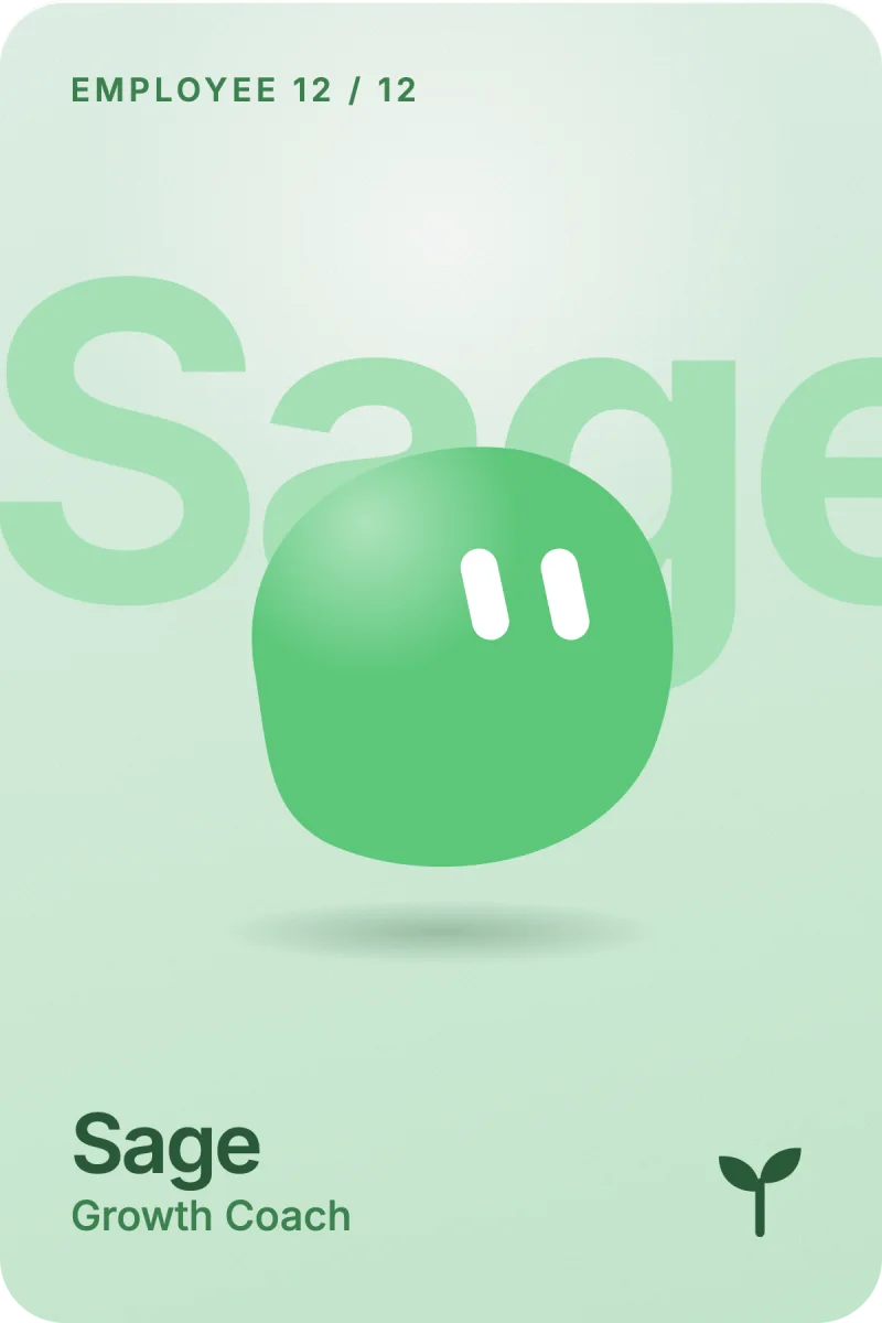 Sage, your AI Growth Coach